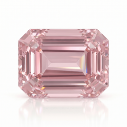 IGI Certified Laboratory Grown Orangy Pink Sapphire | 1.72 Carat Emerald Cut | Elegant Unique Gemstone