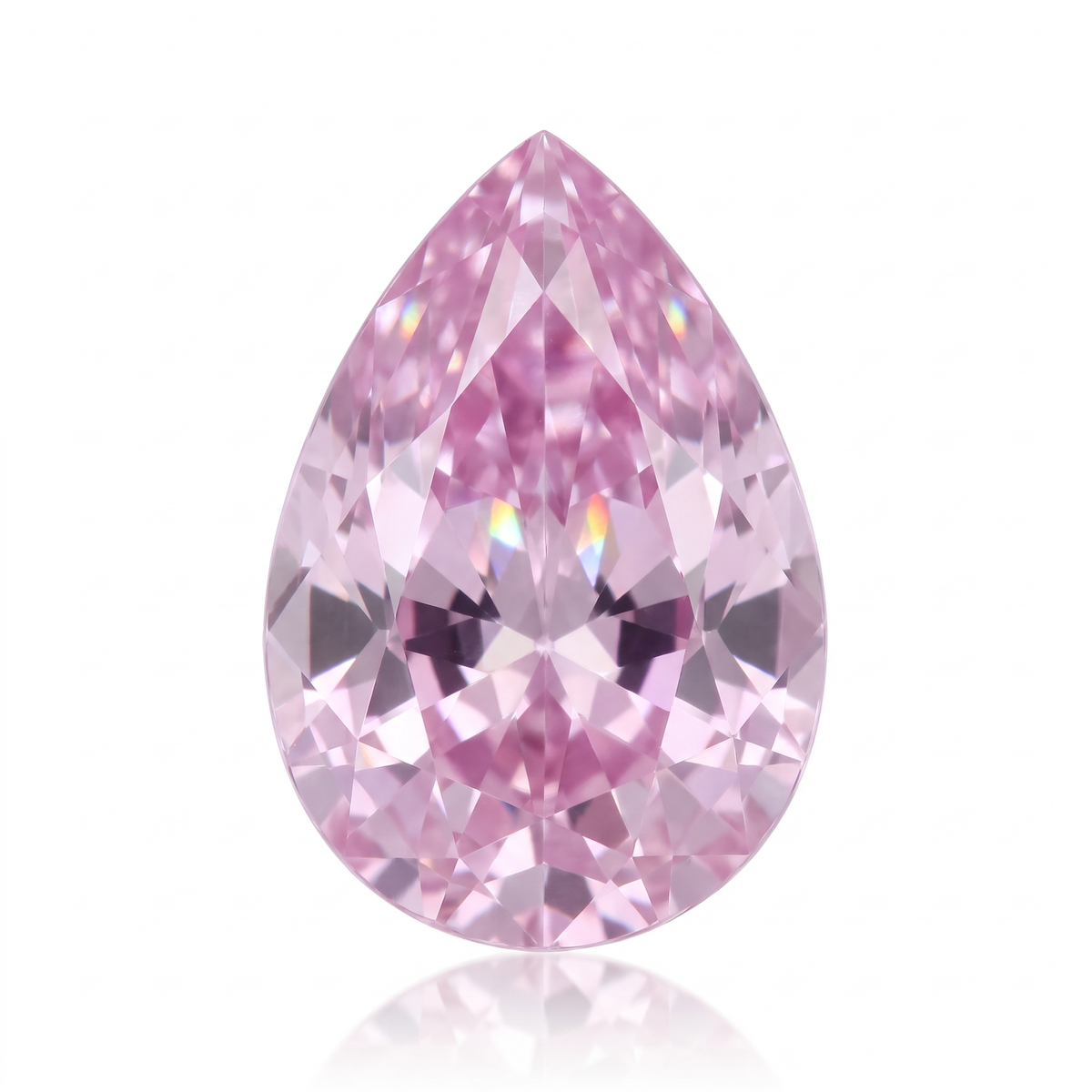 IGI Certified Laboratory Grown Pink Sapphire | 4.66 Carat Pear Cut | Romantic Luxury Gemstone