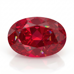 IGI Certified Laboratory Grown Ruby | 7.00 Carat Oval Brilliant Cut | Purplish Red Luxury Gemstone