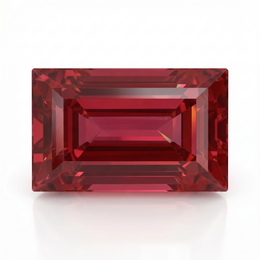 IGI Certified Laboratory Grown Ruby | 4.79 Carat Rectangular Step Cut | Purplish Red Ruby