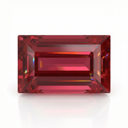 IGI Certified Laboratory Grown Ruby | 4.79 Carat Rectangular Step Cut | Purplish Red Ruby