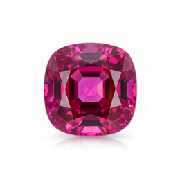 IGI Certified Laboratory Grown Pink Sapphire | 5.23 Carat Square Cushion Mixed Cut | Vibrant Pink Gemstone