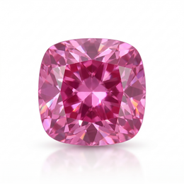 IGI Certified Laboratory Grown Pink Sapphire | 2.91 Carat Square Cushion Mixed Cut | Elegant Purplish Pink Gemstone