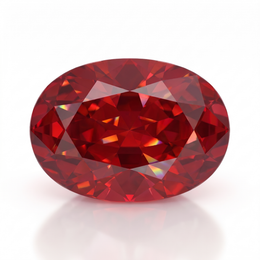 IGI Certified Laboratory Grown Ruby | 7.02 Carat Oval Brilliant Cut | Premium Red Gemstone