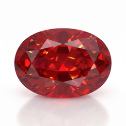 IGI Certified Laboratory Grown Ruby | 6.70 Carat Oval Brilliant Cut | Premium Red Gemstone