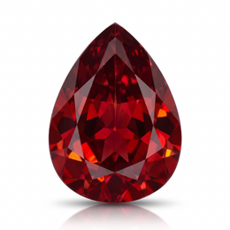 IGI Certified Laboratory Grown Ruby | 6.44 Carat Pear Mixed Cut | Elegant Red Gemstone