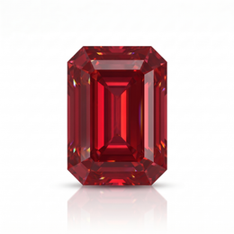 IGI Certified Laboratory Grown Ruby | 14.18 Carat Emerald Cut | Vivid Red