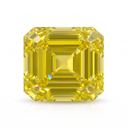 IGI Certified Laboratory Grown Yellow Sapphire | 17.99 Carat Emerald Cut | Statement Luxury Gemstone