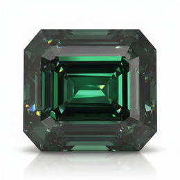 IGI Certified Laboratory Grown Green Spinel | 6.97 Carat Emerald Cut | Elegant Statement Gemstone