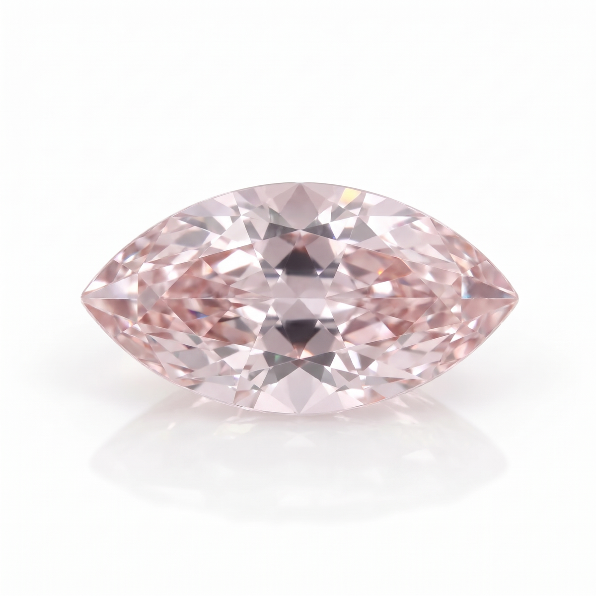 IGI Certified Laboratory Grown Pink Sapphire | 8.35 Carat Marquise Mixed Cut | Luxury Statement Gemstone Main image
