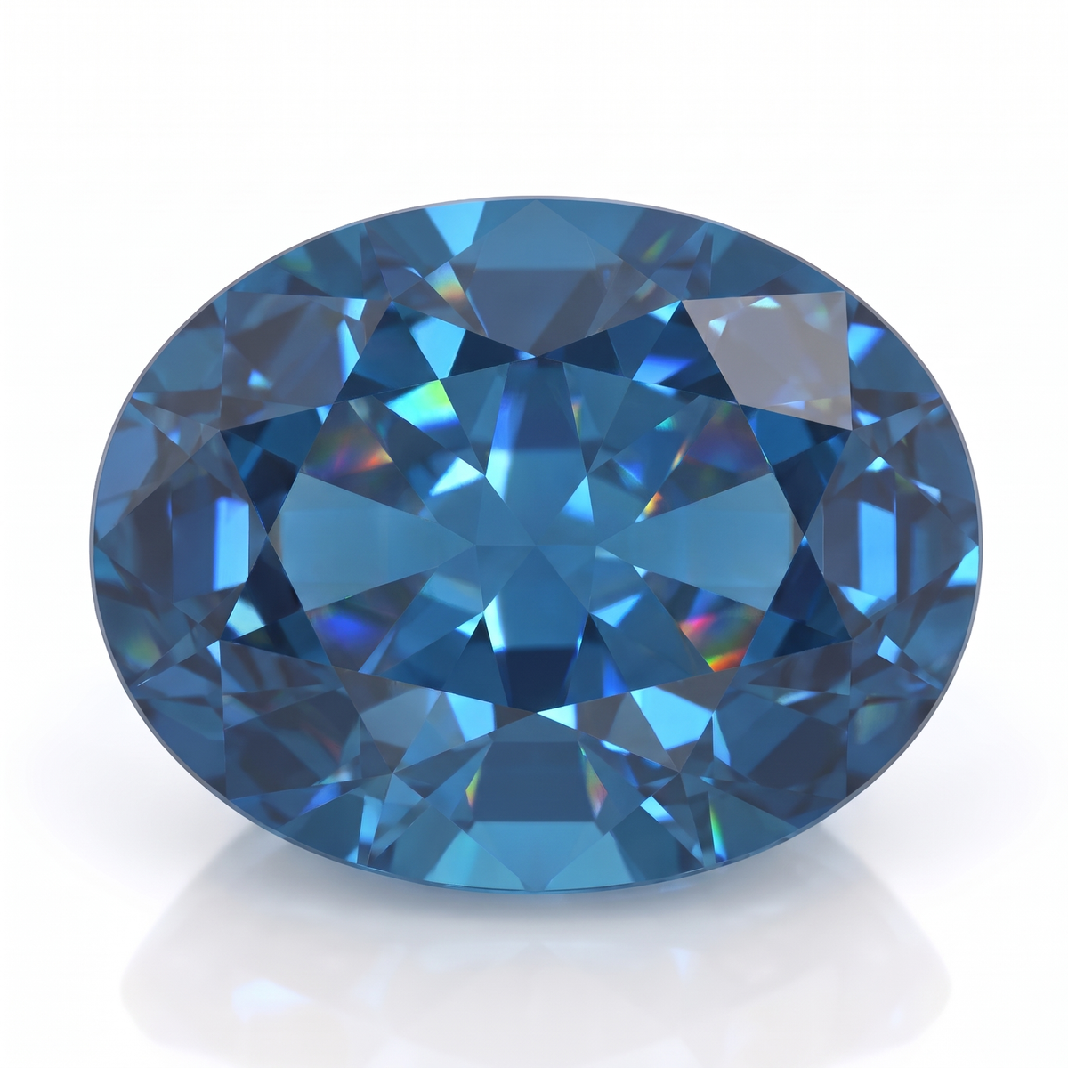 IGI Certified Laboratory Grown Blue Spinel | 4.99 Carat Oval Brilliant Cut | Luxury Gemstone Main image
