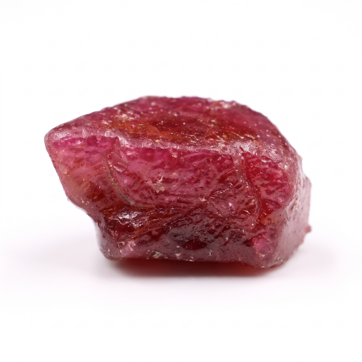 199.16 Ct Natural Ruby Rough Specimen | Heated & Glass-Filled Ruby | Massive Red Corundum Crystal