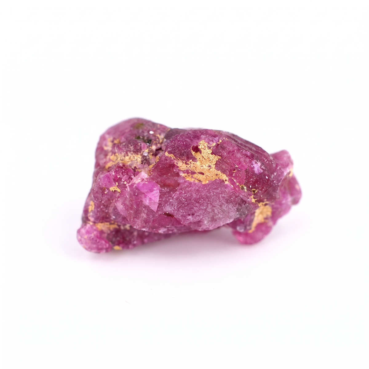 16.27 Ct Natural Ruby Rough Crystal | Unheated Tanzanian Ruby | Purplish Red Corundum Specimen
