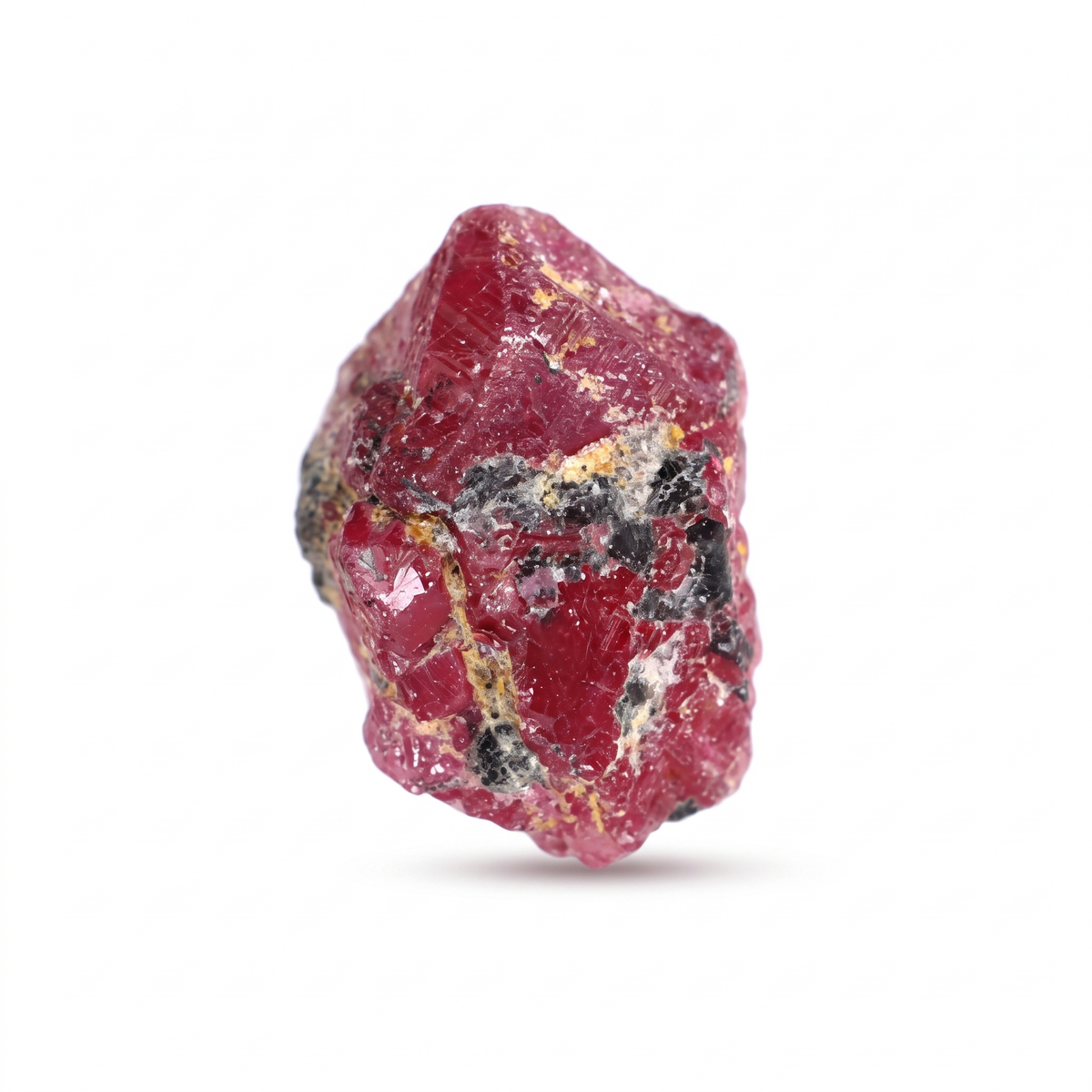 10.62 Ct Natural Ruby Rough Crystal | Unheated Tanzanian Ruby | Natural Red Corundum Specimen