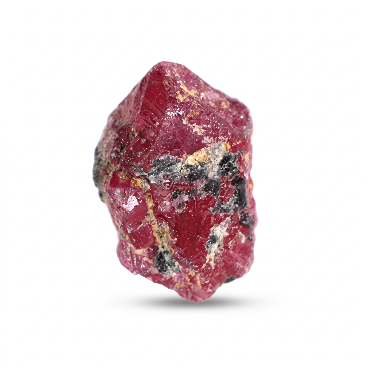 10.62 Ct Natural Ruby Rough Crystal | Unheated Tanzanian Ruby | Natural Red Corundum Specimen