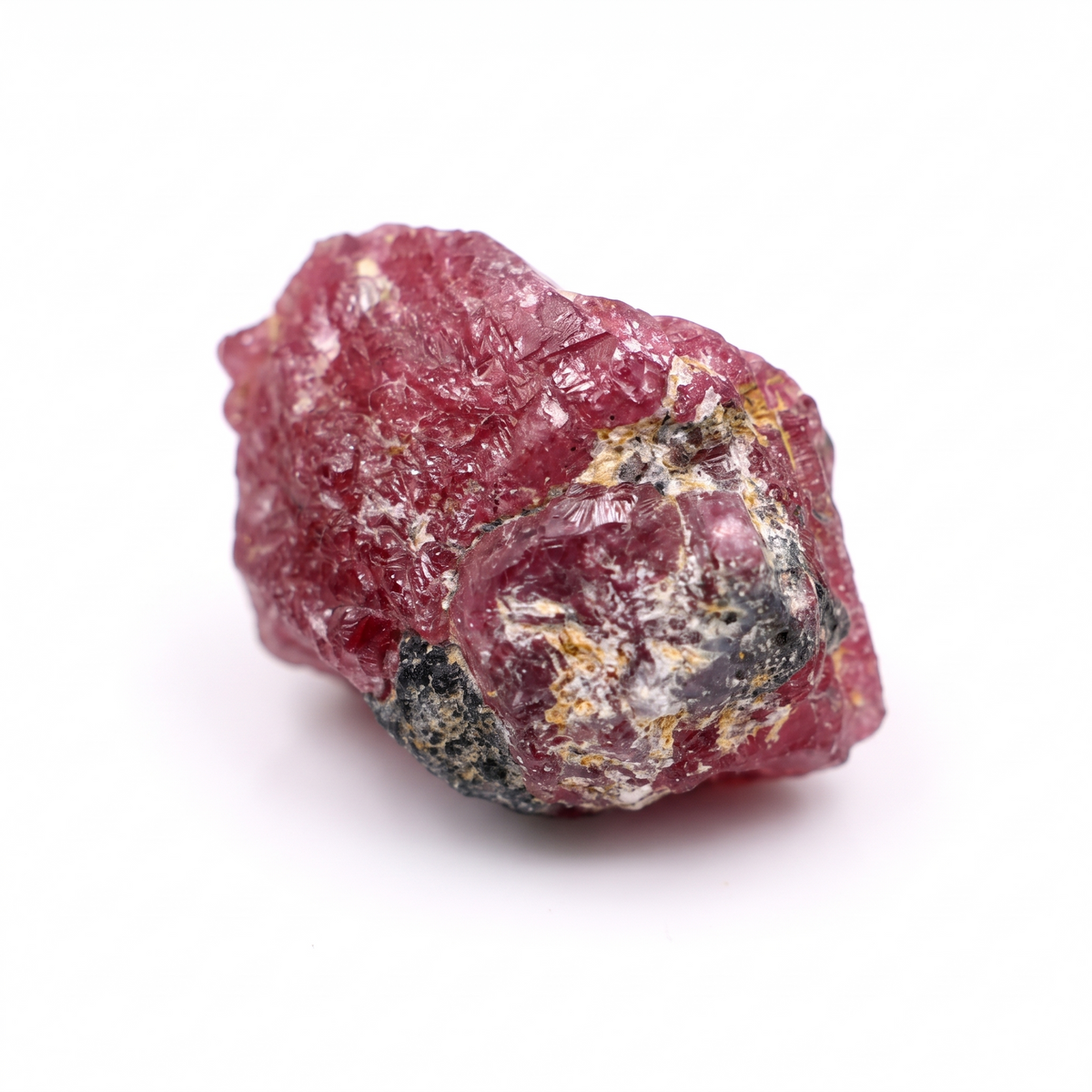 10.62 Ct Natural Ruby Rough Crystal | Unheated Tanzanian Ruby | Natural Red Corundum Specimen