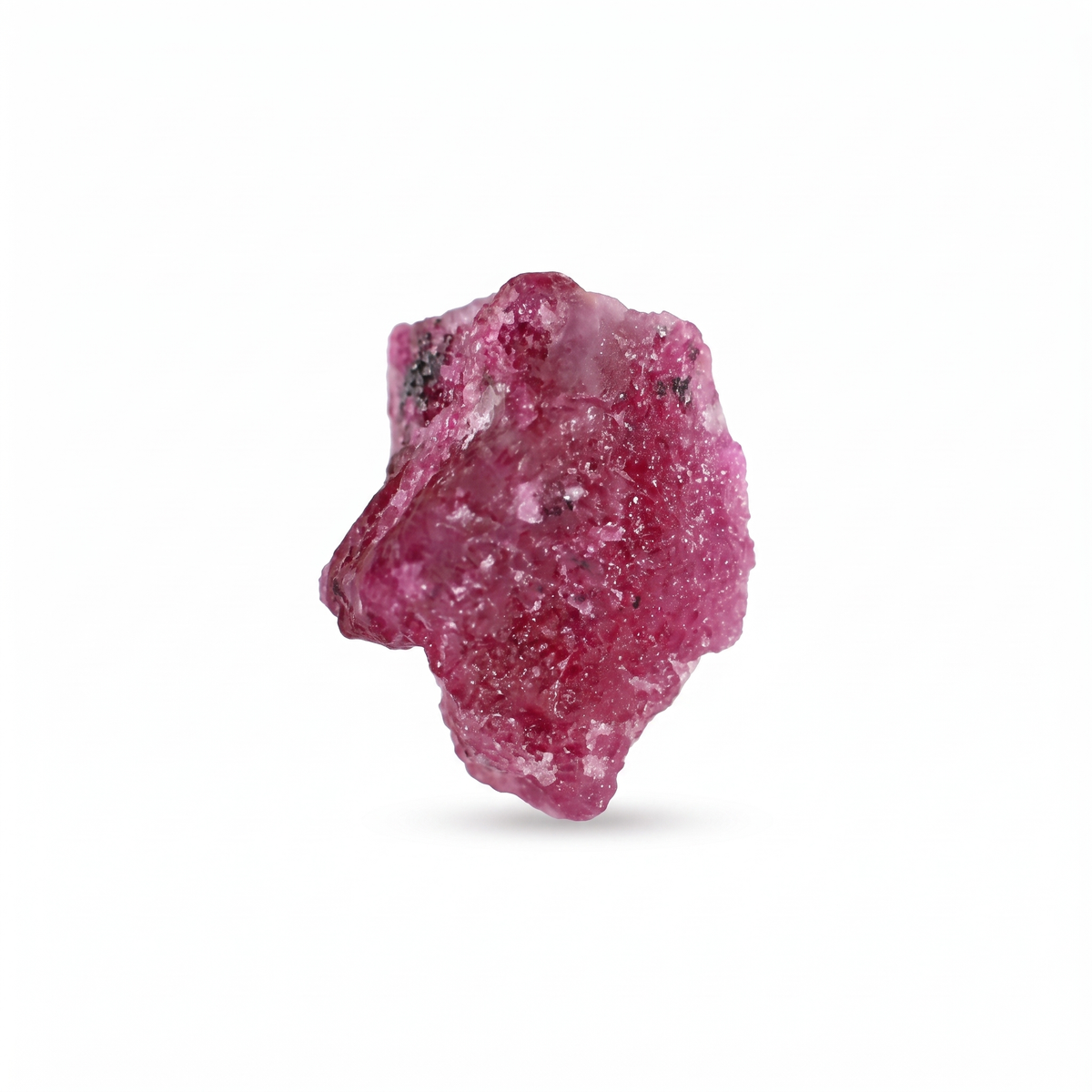 6.48 Ct Natural Ruby Rough Crystal | Unheated Tanzanian Ruby | Purplish Red Corundum Specimen Main image