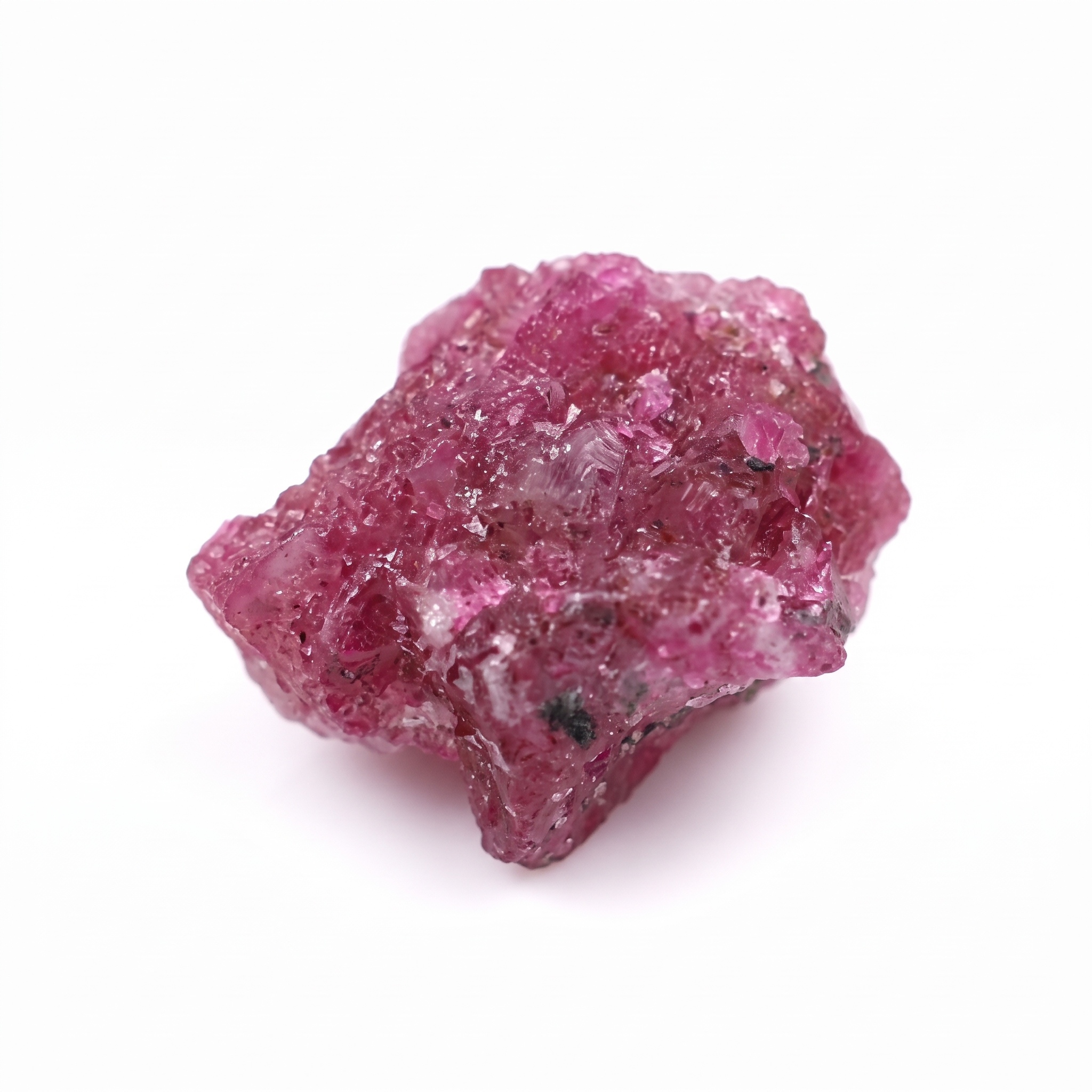 6.48 Ct Natural Ruby Rough Crystal | Unheated Tanzanian Ruby | Purplish Red Corundum Specimen Secondary image