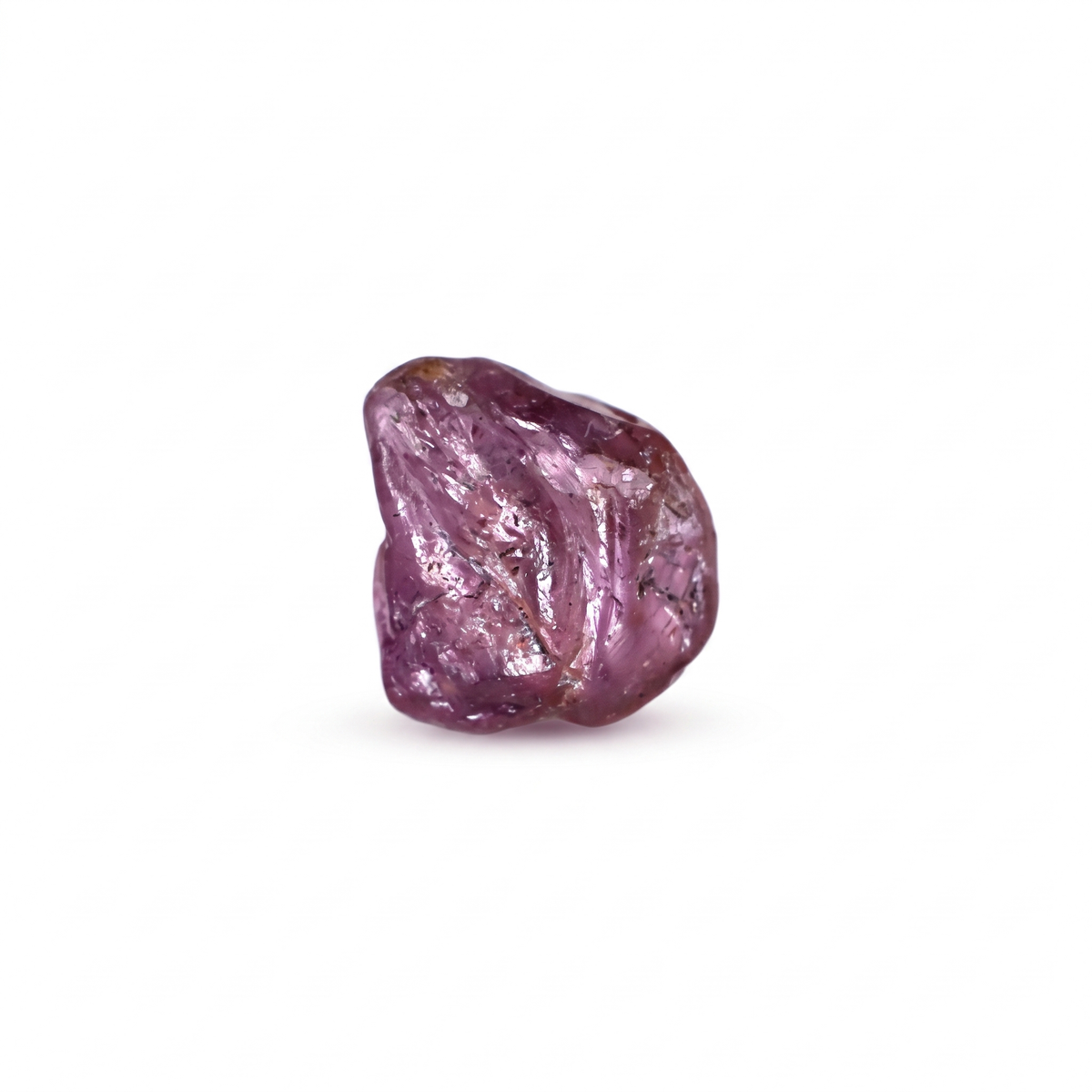 1.92 Ct Natural Pinkish Purple Sapphire Crystal | Unheated Madagascar Sapphire | Rare Fancy Color Sapphire