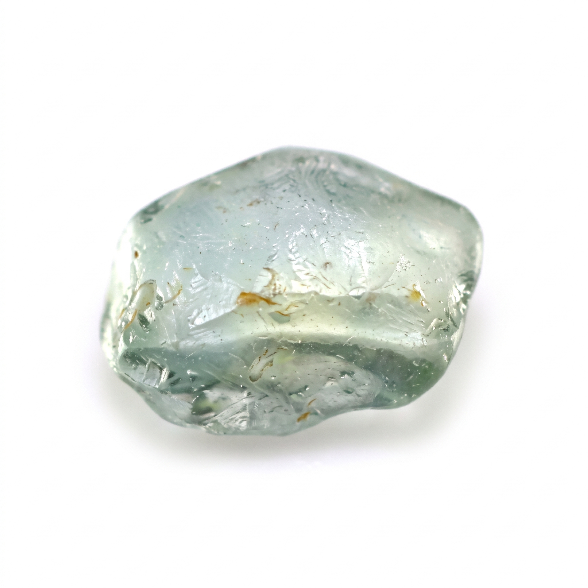 1.36 Ct Natural Blue-Green Sapphire Crystal | Unheated Madagascar Sapphire | Collector Gemstone Secondary image