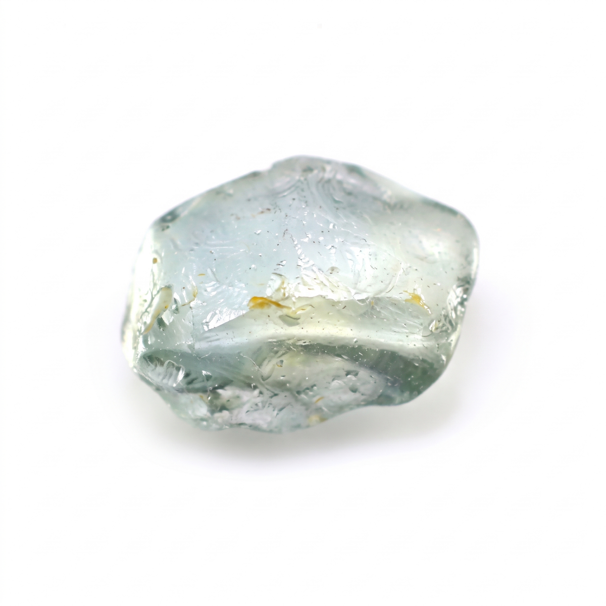 1.36 Ct Natural Blue-Green Sapphire Crystal | Unheated Madagascar Sapphire | Collector Gemstone