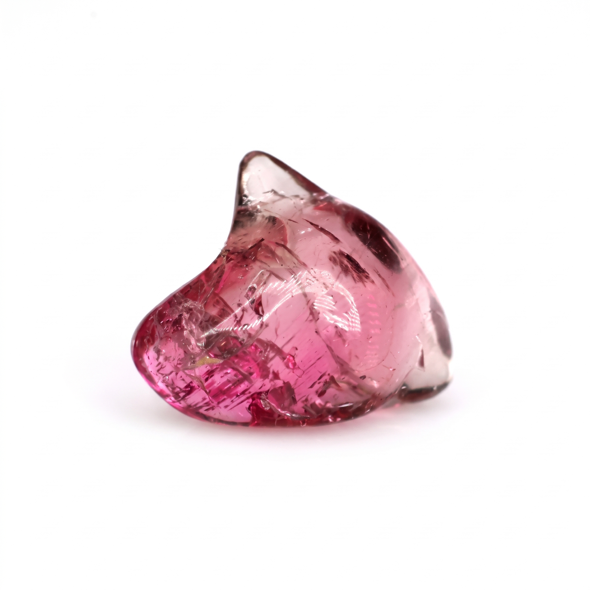 4.19 Ct Natural Pink Tourmaline Rough Crystal | Unheated Purplish Pink Tourmaline | Mozambique Gemstone Secondary image
