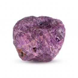 84.03 Ct Natural Ruby Rough Crystal | Unheated Purple-Red Ruby Specimen | Collector Gemstone