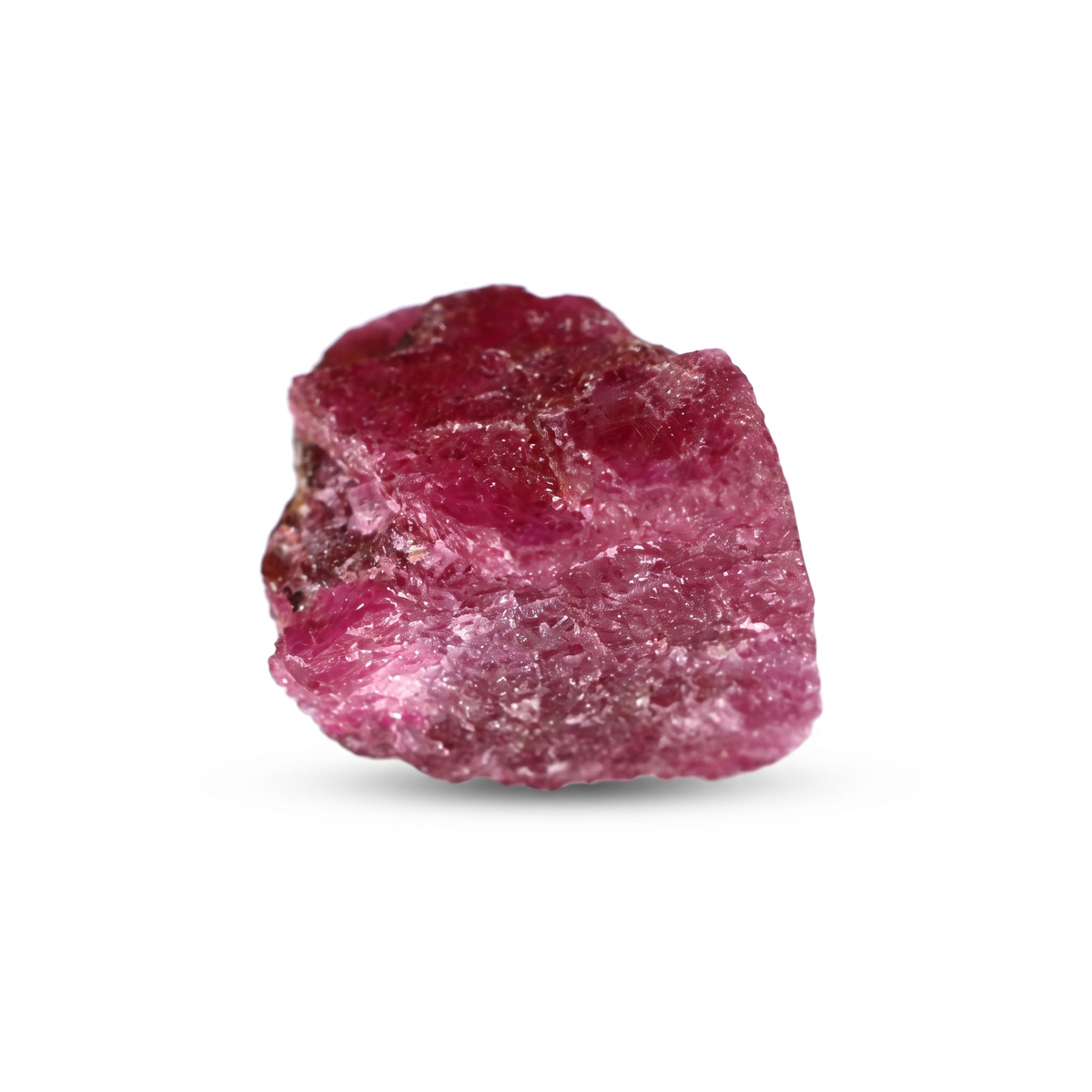 7.59 Ct Natural Ruby Rough Crystal | Unheated Purplish Red Tanzanian Ruby Collector Gemstone Main image