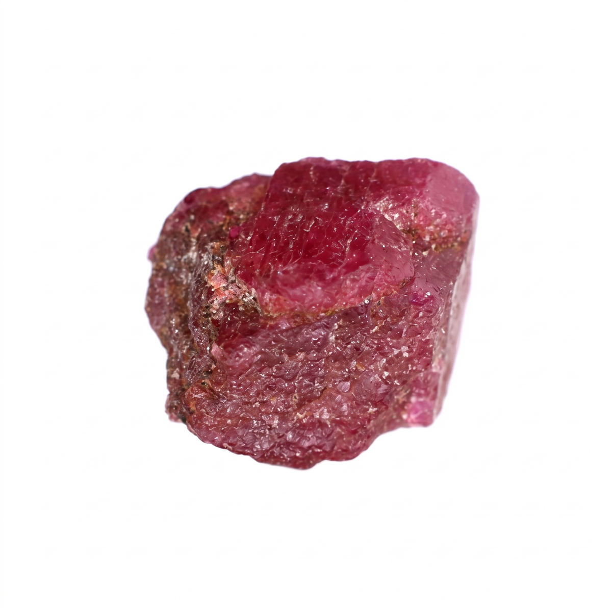 7.59 Ct Natural Ruby Rough Crystal | Unheated Purplish Red Tanzanian Ruby Collector Gemstone