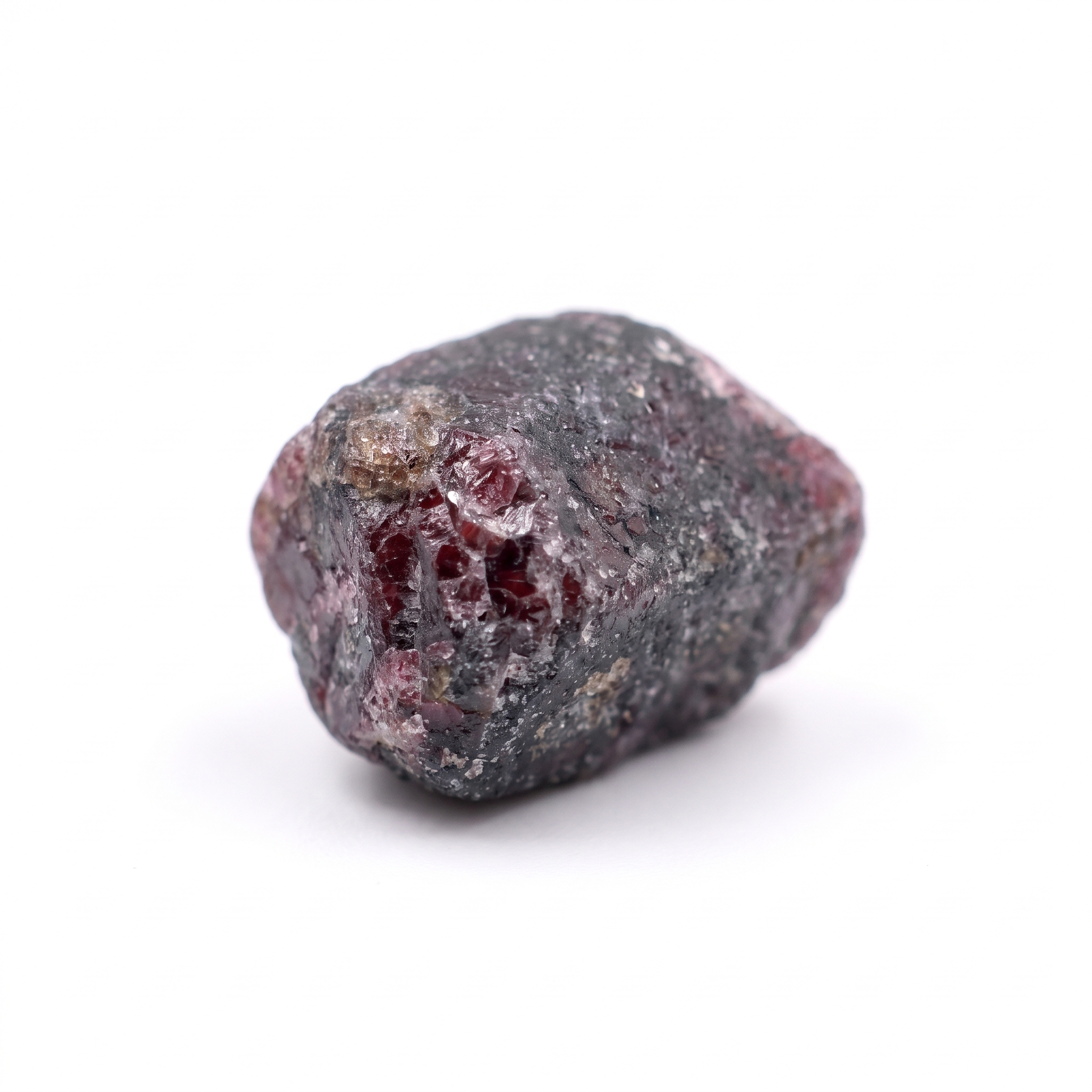 15.40 Ct Natural Ruby Rough Crystal | Unheated Purplish Red Tanzanian Ruby Collector Gemstone Secondary image