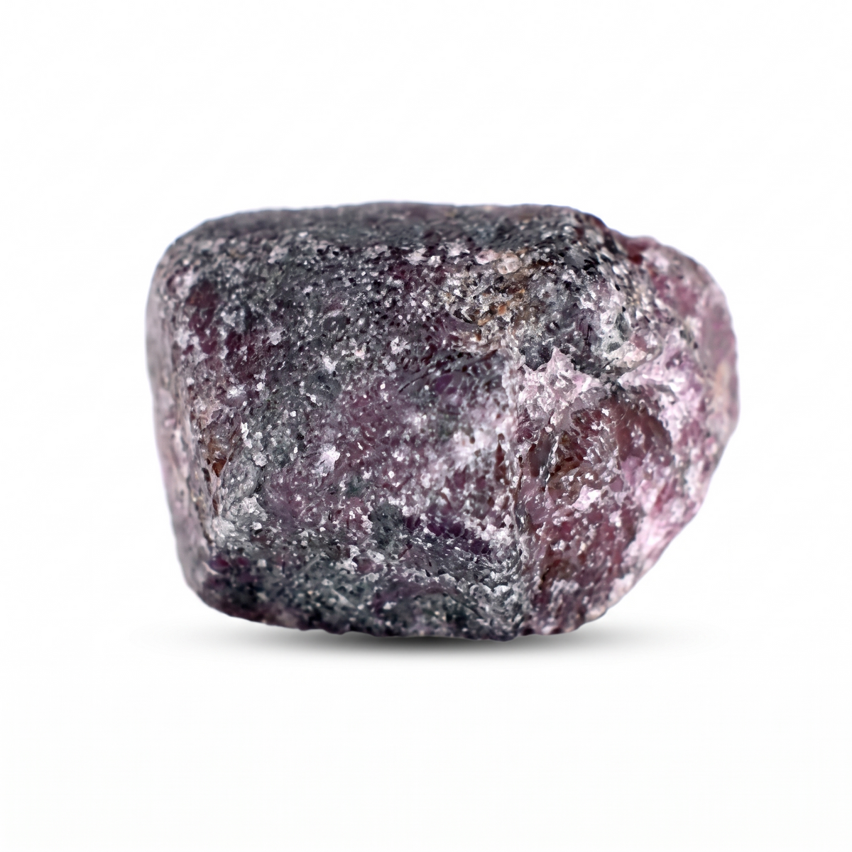 15.40 Ct Natural Ruby Rough Crystal | Unheated Purplish Red Tanzanian Ruby Collector Gemstone Main image