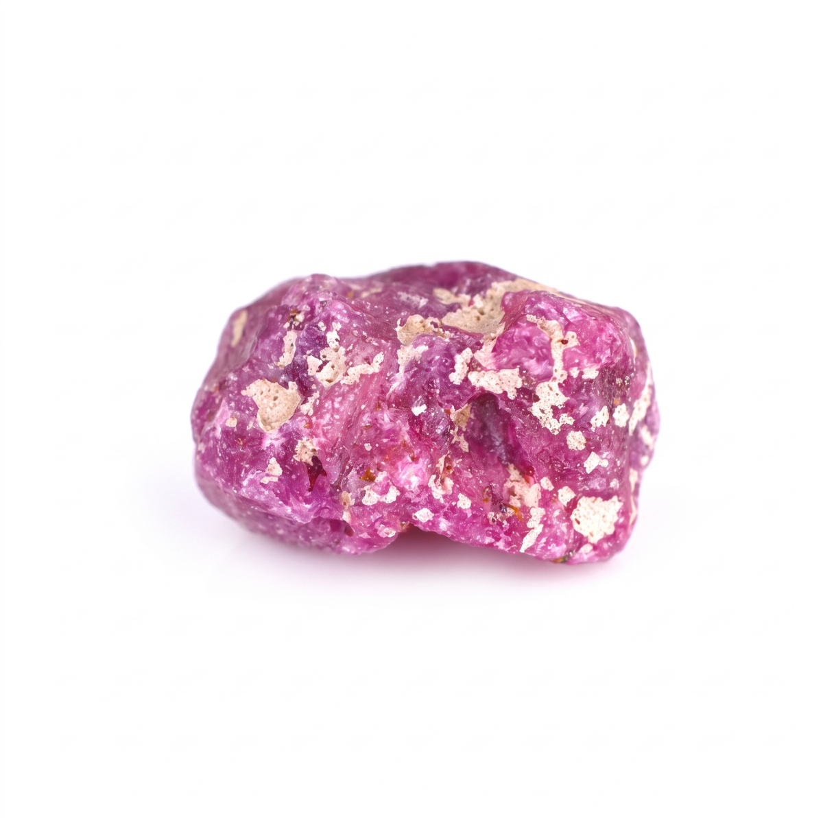18.28 Ct Natural Ruby Rough Crystal | Unheated Purplish Red Tanzanian Ruby Specimen