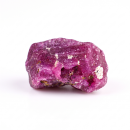 18.28 Ct Natural Ruby Rough Crystal | Unheated Purplish Red Tanzanian Ruby Specimen