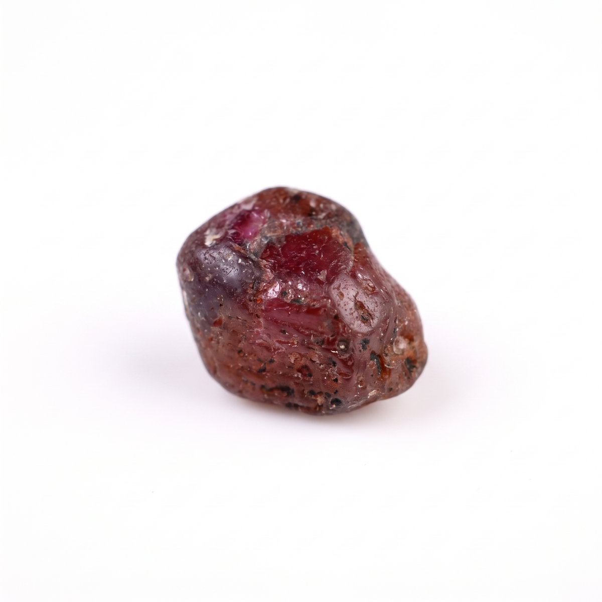 3.86 Ct Natural Purple-Red Ruby Rough Crystal | Unheated Madagascar Ruby Collector Gemstone