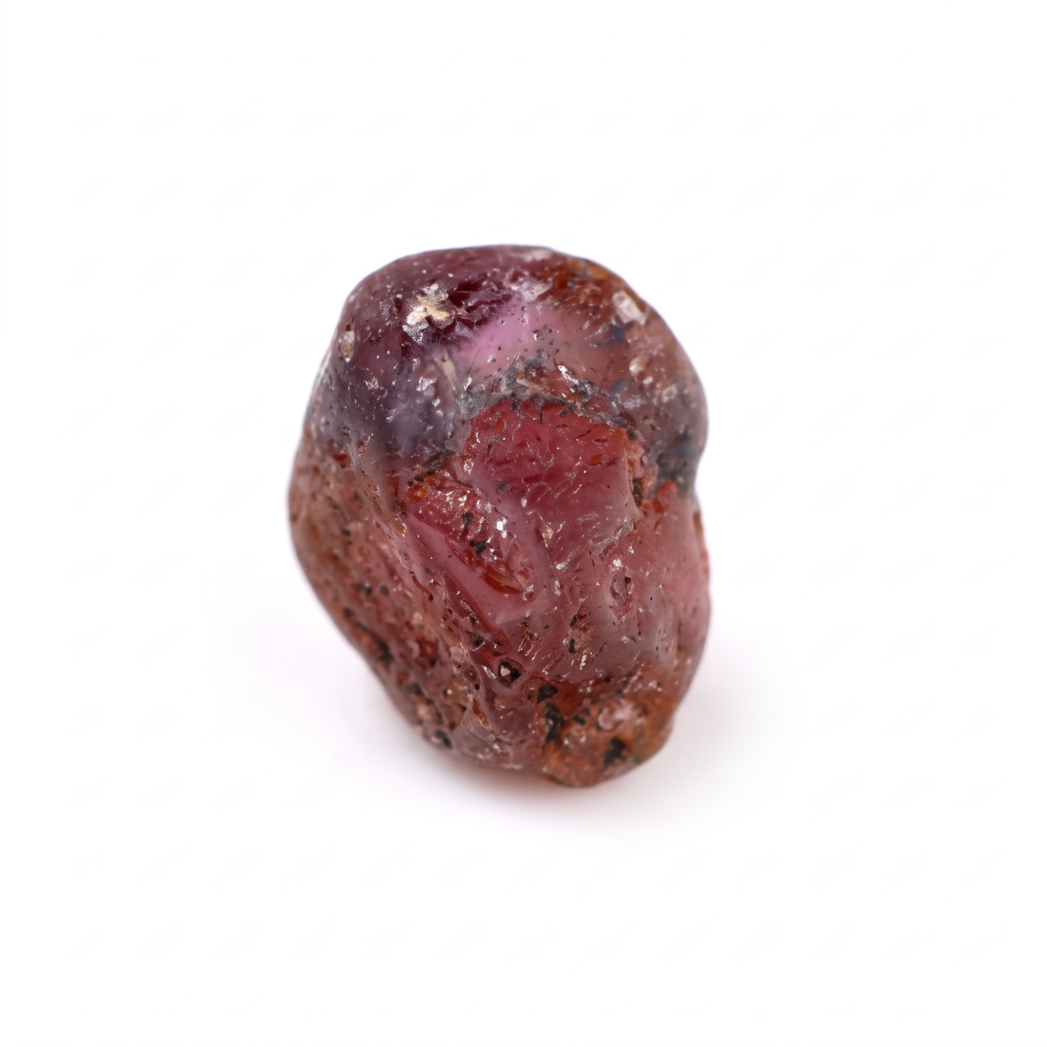 3.86 Ct Natural Purple-Red Ruby Rough Crystal | Unheated Madagascar Ruby Collector Gemstone Secondary image