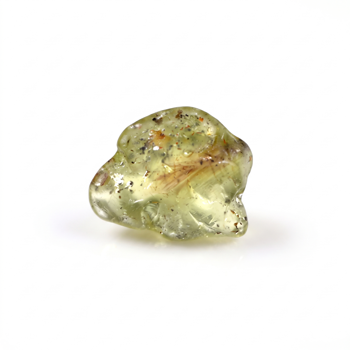 2.97 Ct Natural Green Sapphire Rough Crystal | Unheated Madagascar Sapphire Collector Gemstone
