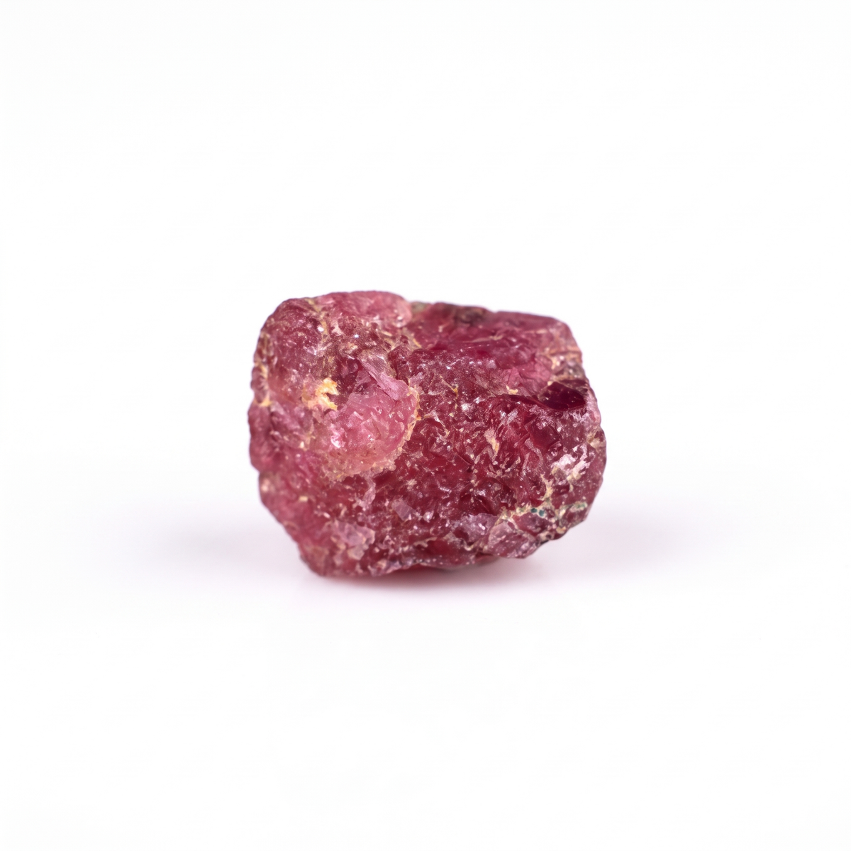 3.67 Ct Natural Purplish Red Ruby Rough Crystal | Unheated Tanzania Ruby Collector Gemstone Main image