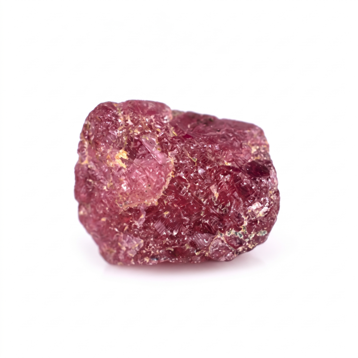 3.67 Ct Natural Purplish Red Ruby Rough Crystal | Unheated Tanzania Ruby Collector Gemstone
