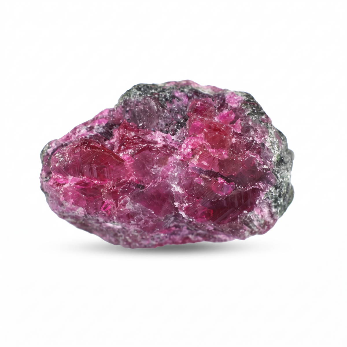 31.94 Ct Natural Purplish Red Ruby Rough Crystal | Unheated Tanzania Ruby Collector Specimen Main image
