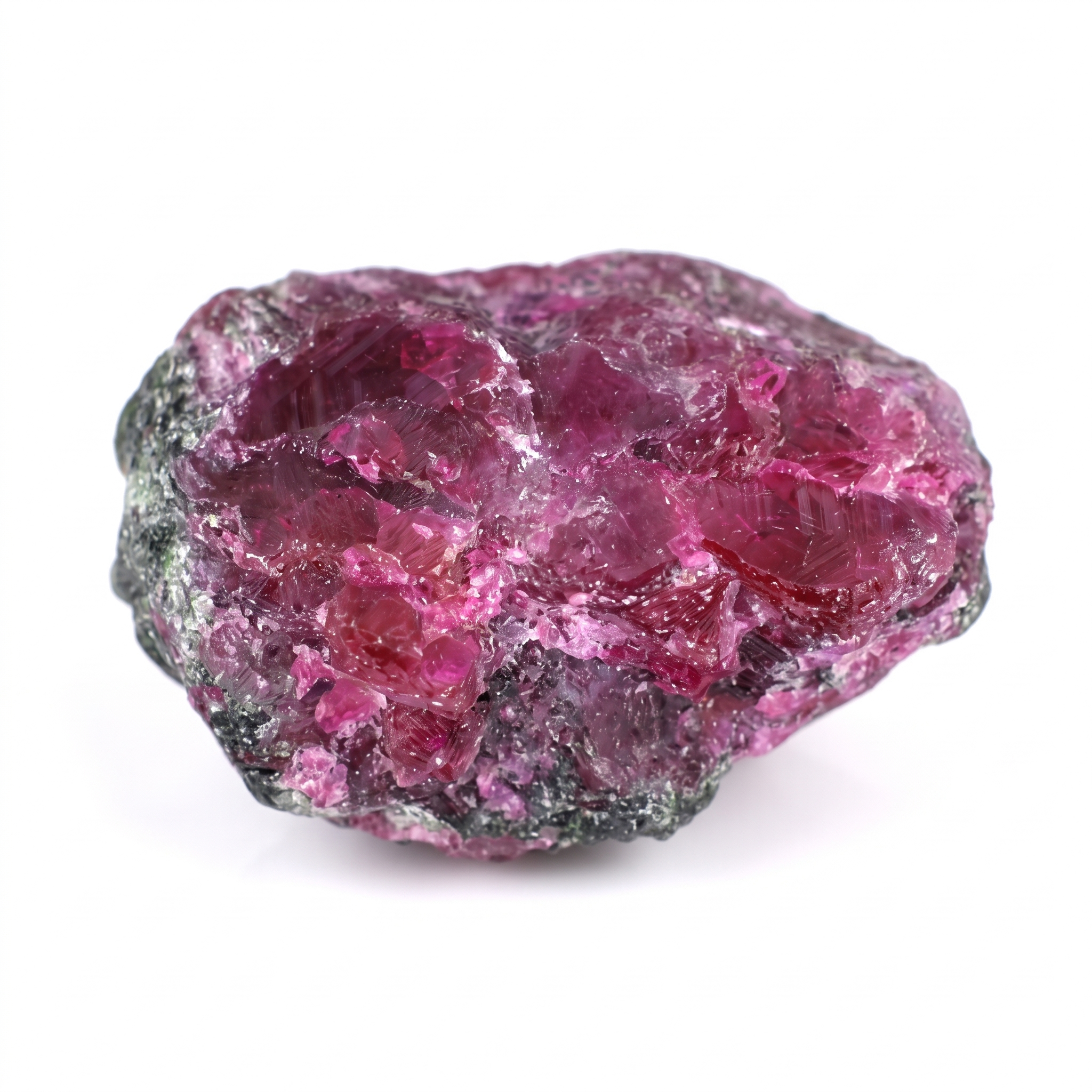 31.94 Ct Natural Purplish Red Ruby Rough Crystal | Unheated Tanzania Ruby Collector Specimen Secondary image