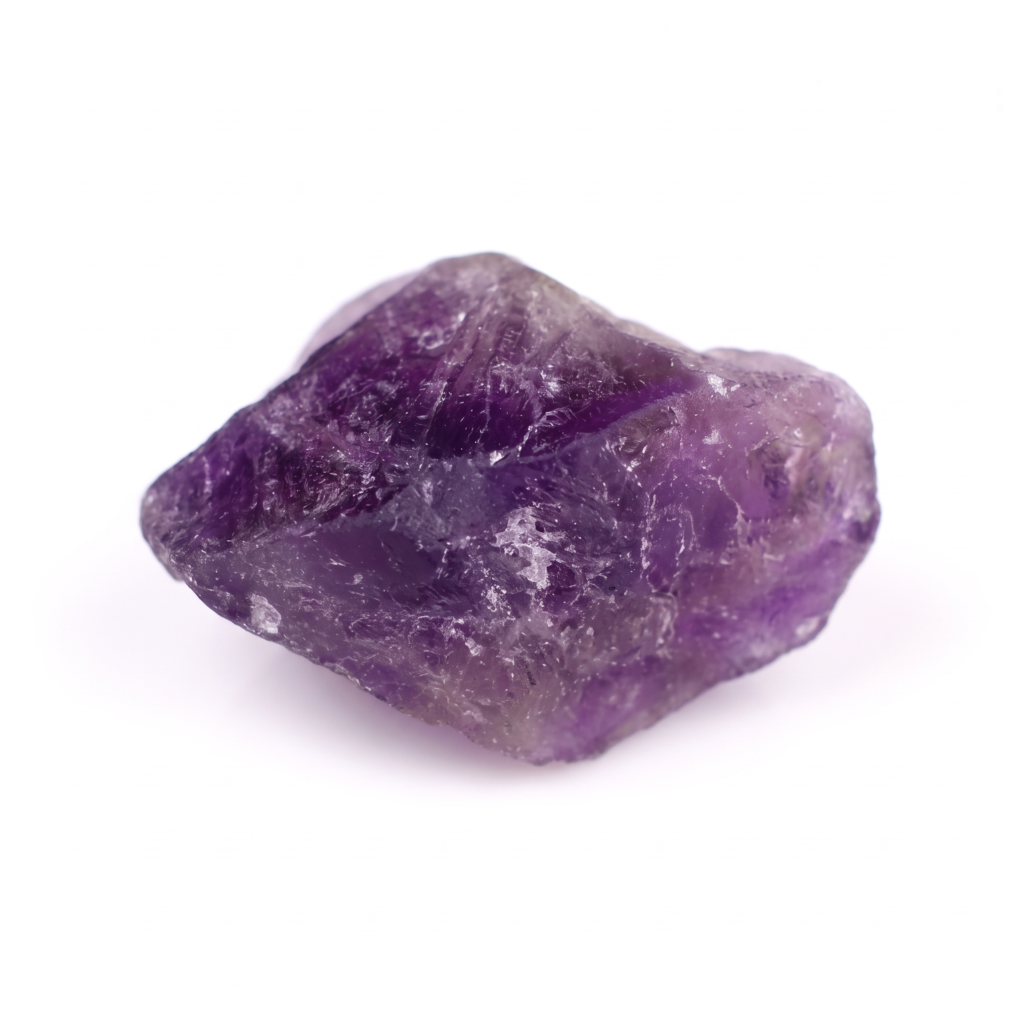 27.67 Ct Natural Purple Amethyst Rough Crystal | Unheated African Amethyst Specimen Secondary image