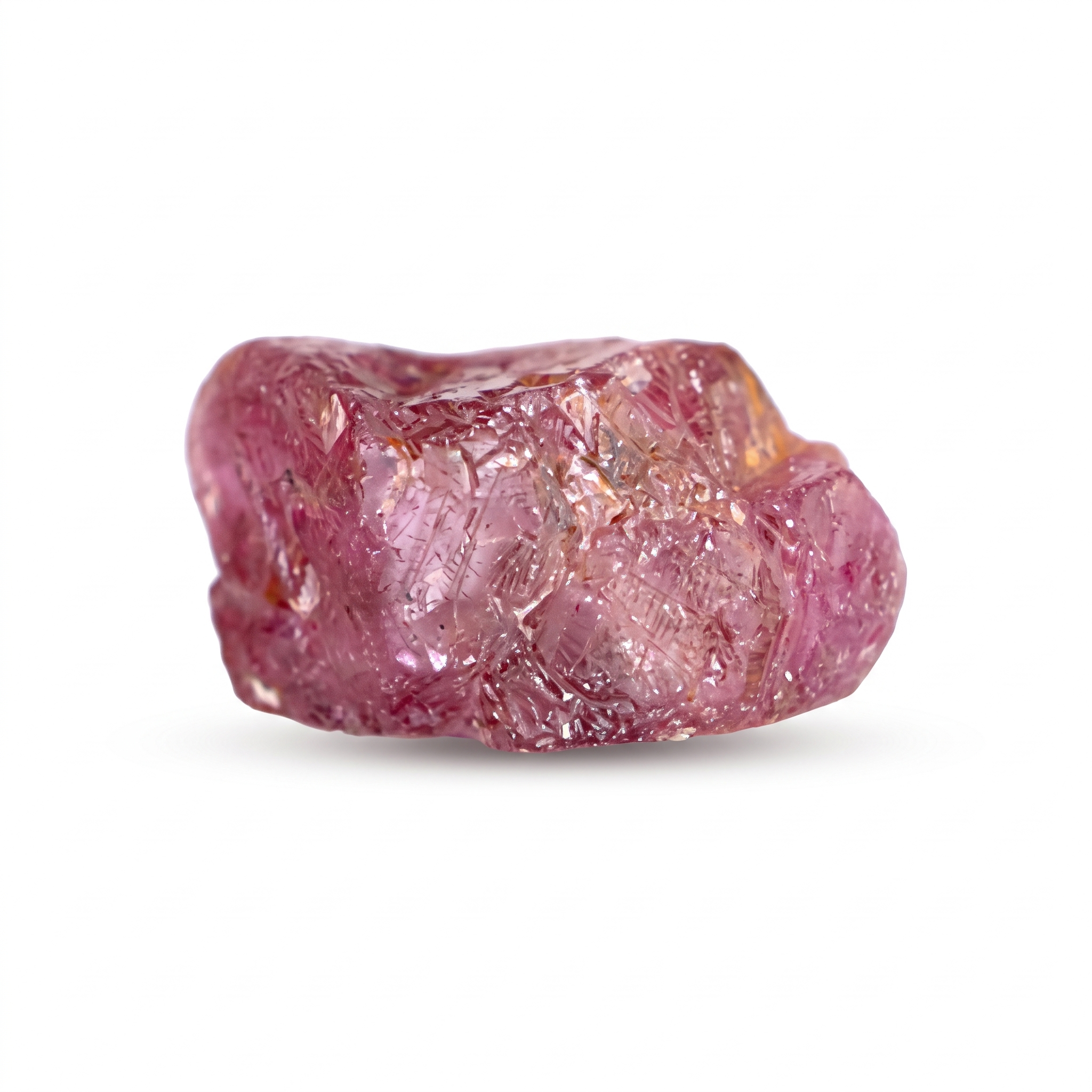 2.78 Ct Natural Purplish Red Ruby Rough Crystal | Unheated Madagascar Ruby Specimen Secondary image