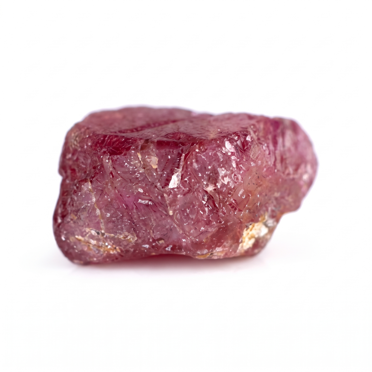 2.78 Ct Natural Purplish Red Ruby Rough Crystal | Unheated Madagascar Ruby Specimen Main image