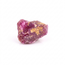 15.69 Ct Natural Ruby Rough Crystal – Unheated Purplish Red Tanzania Ruby Specimen