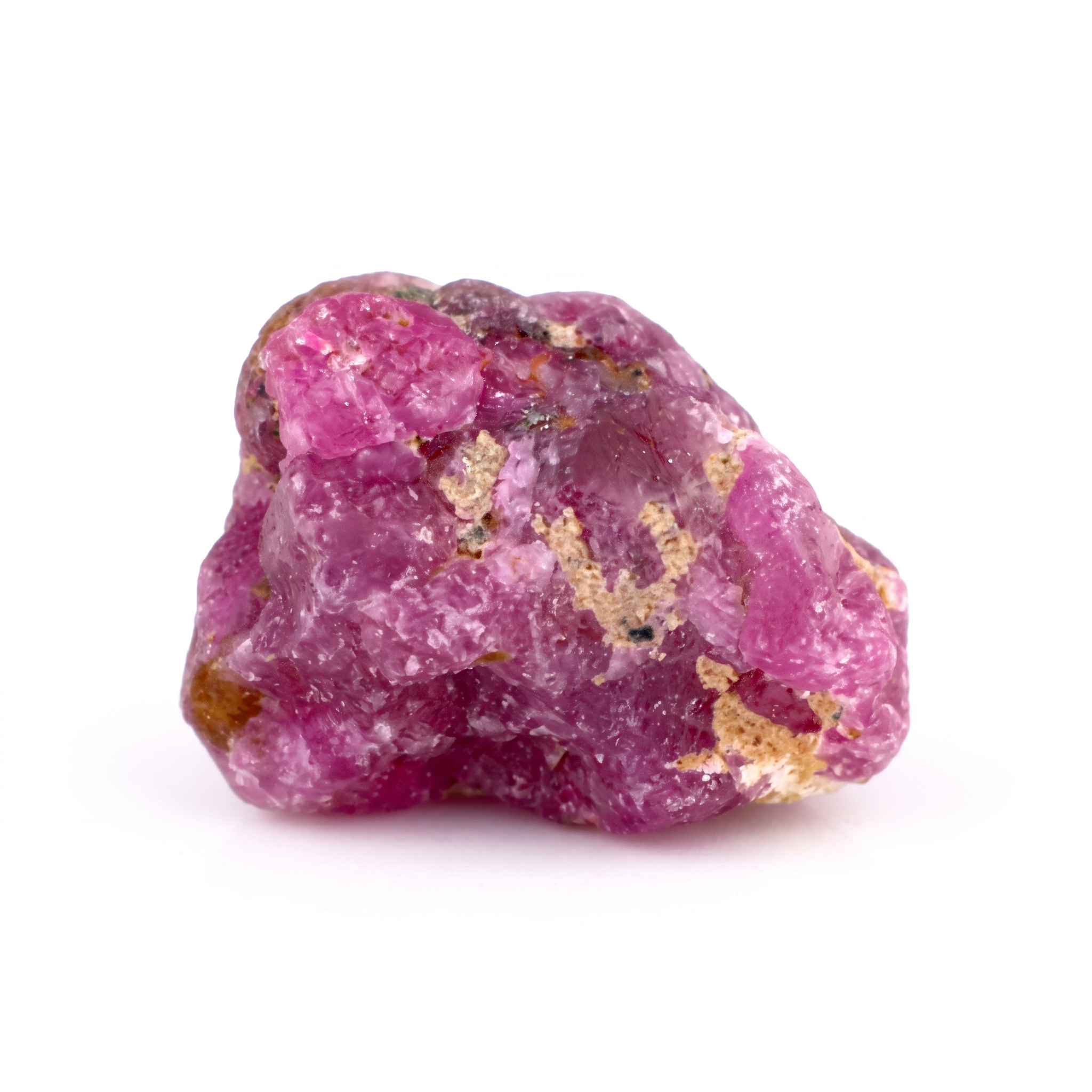 15.69 Ct Natural Ruby Rough Crystal – Unheated Purplish Red Tanzania Ruby Specimen Secondary image