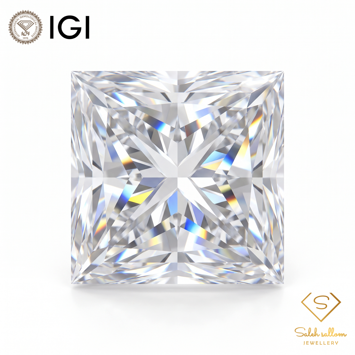 7 Carat Lab Grown Diamond – Princess | IGI Certified