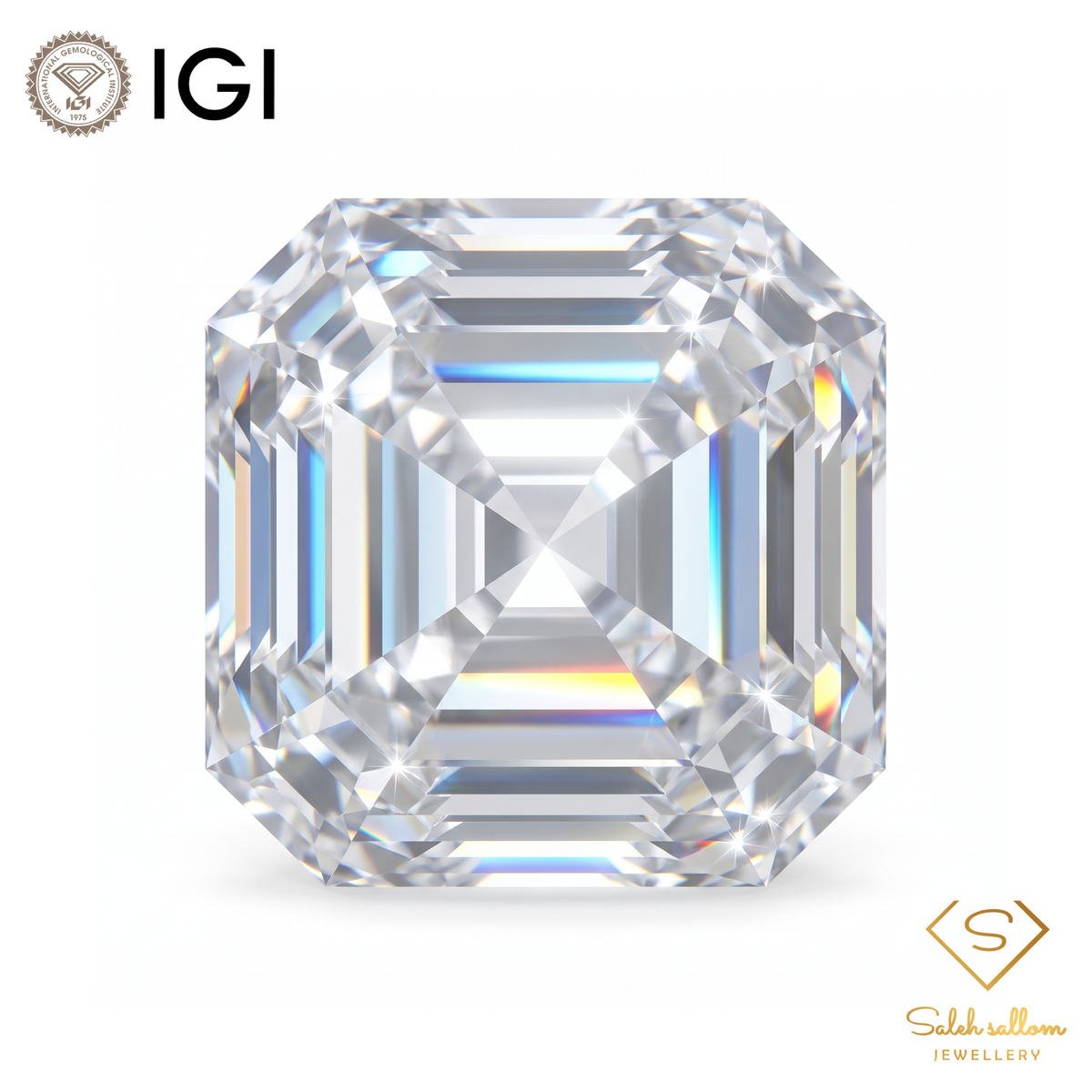 2 Carat Lab Grown Diamond – Asscher Cut | IGI Certified