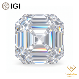 2 Carat Lab Grown Diamond – Asscher Cut | IGI Certified