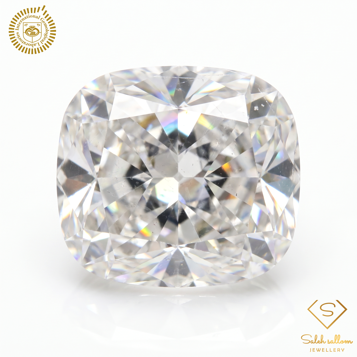 0.84 Carat Natural Cushion Diamond – F Color, VS2 Clarity | IGL Certified