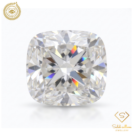 0.88 Carat Natural Cushion Diamond – D Color, VS2 Clarity | IGL Certified